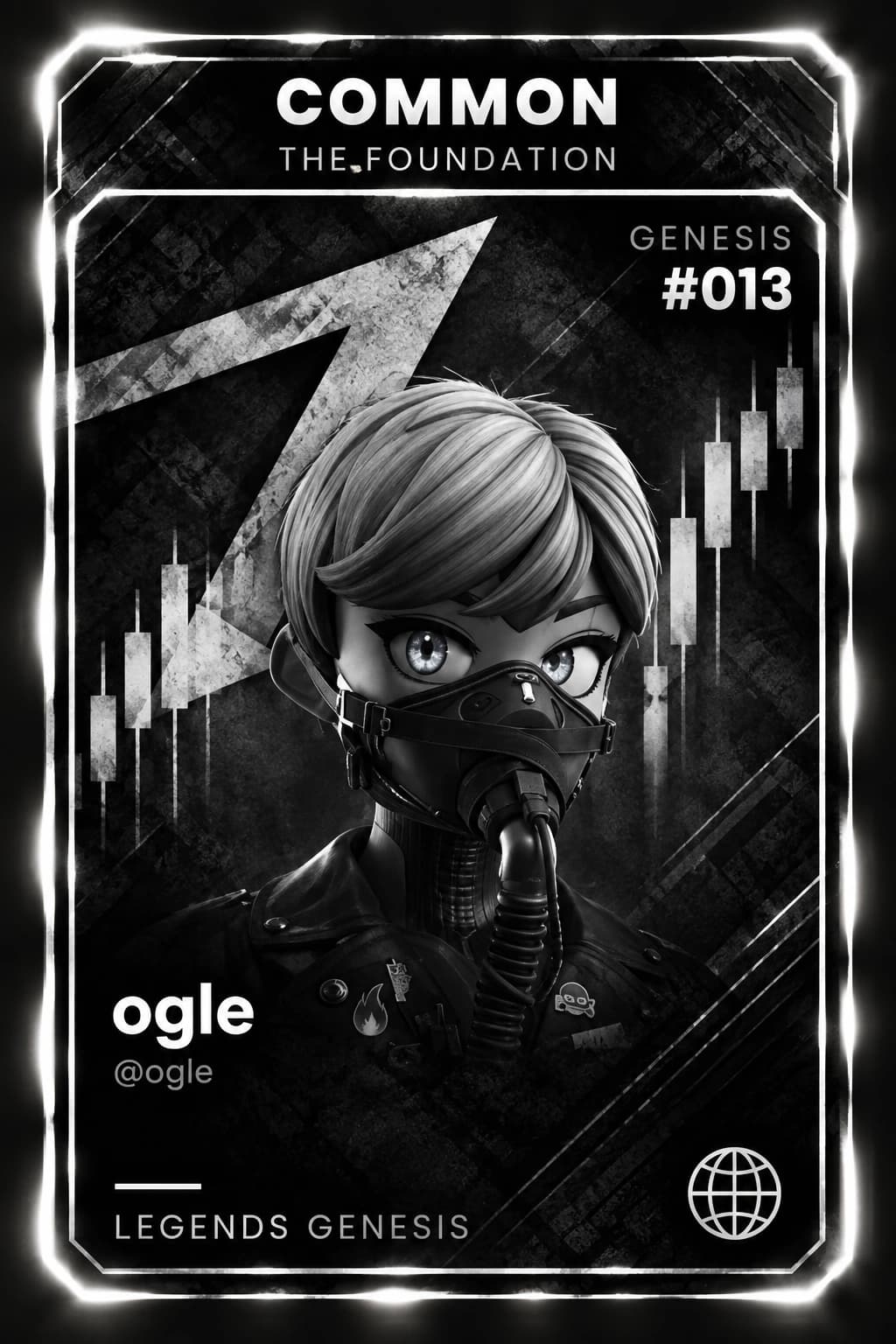 ogle, @ogle — common, The Foundation, Legends Genesis number 013